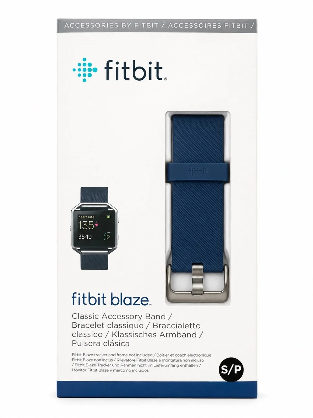 fitbit Blaze Classic Accessory Band in Navy